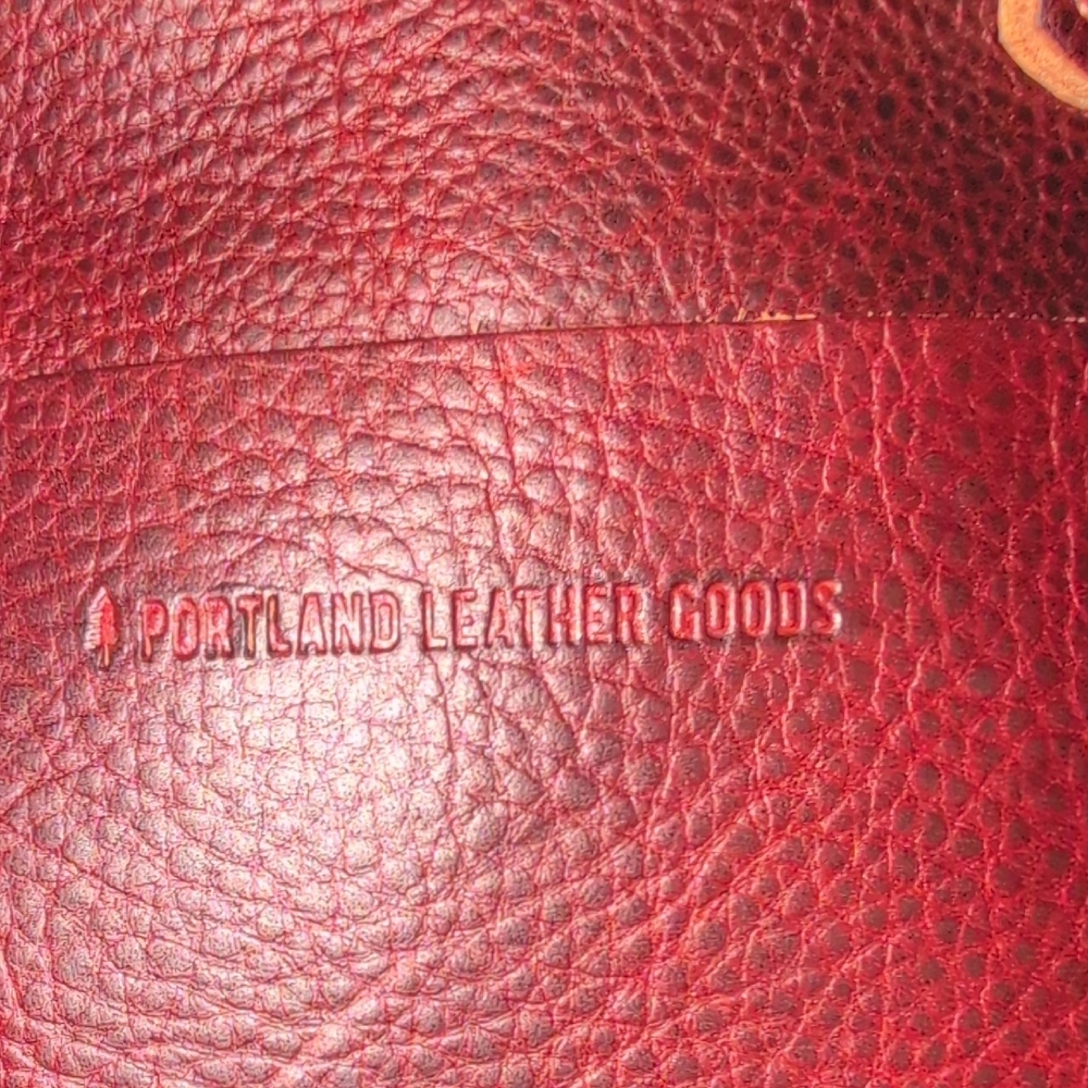 Portland Leather Goods Nutmeg Full Grain Leather Crossbody Or Handle Carry - Picture 2 of 10